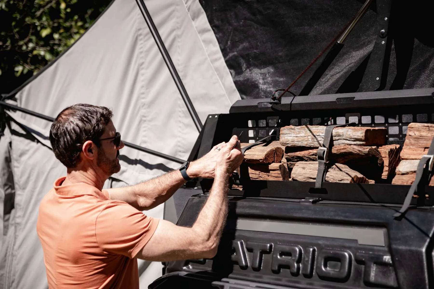 Front wood rack