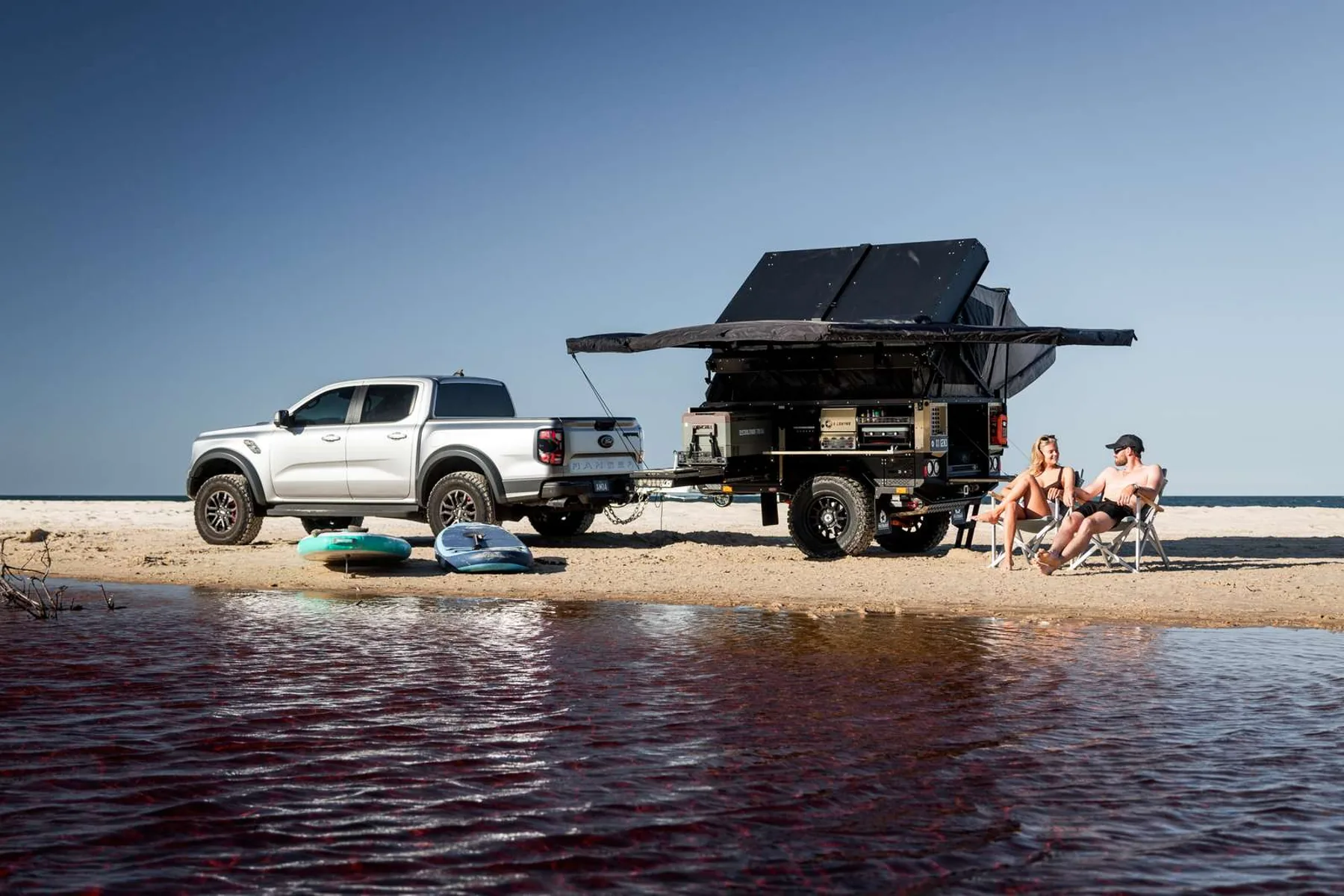 Gen3 X1 set up beside the water