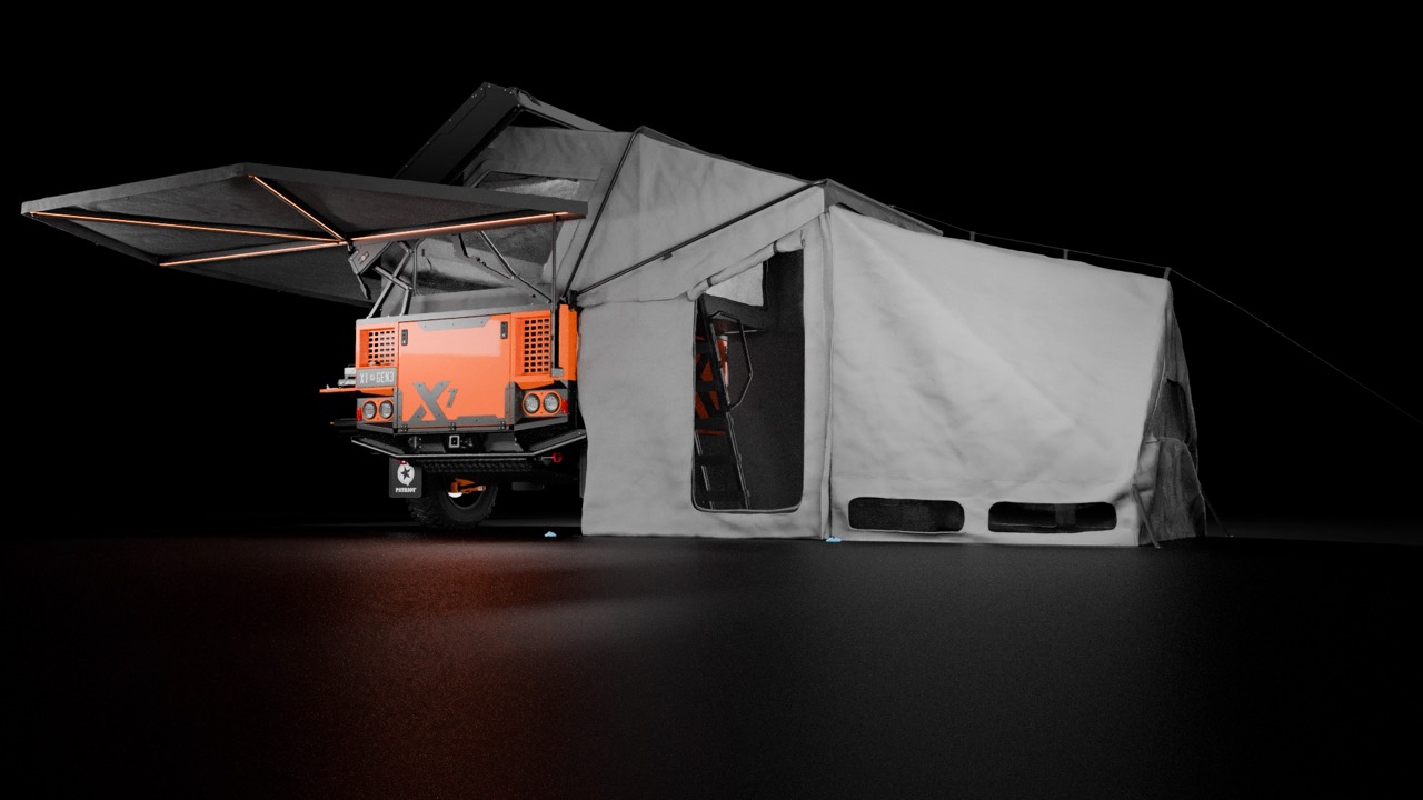 Tent with Change Room and Multi-room Add-ons